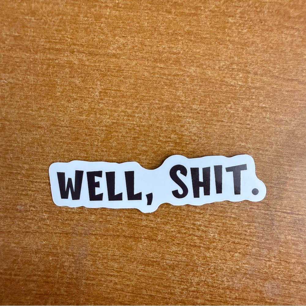 White and Black Decorative‎ Sticker